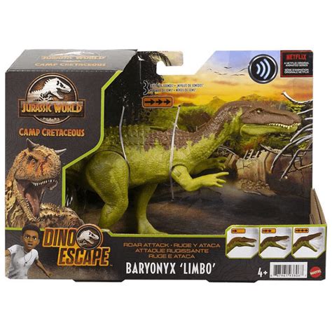 Jurassic World Roar Attack Baryonyx Limbo Camp Cretaceous Dinosaur Toyster Toyster