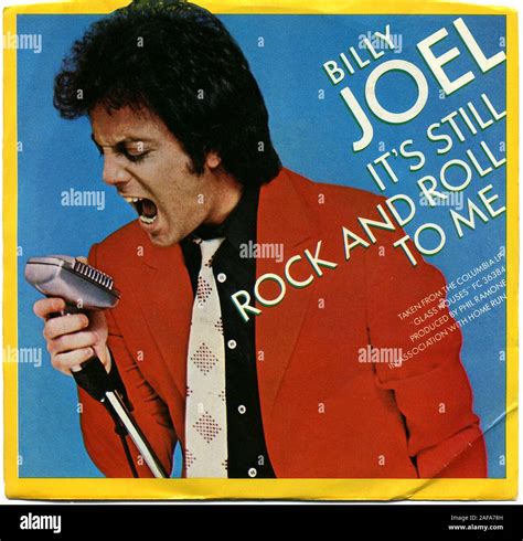 Billy Joel It S Still Rock And Roll To Me Vintage Vinyl Album Cover Stock Photo Alamy