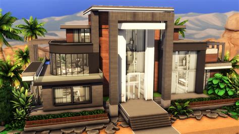 Super Modern Mansion By Plumbobkingdom At Mod The Sims 4 Sims 4 Updates