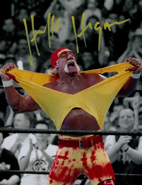 Hulk Hogan Signed 8x10 Photo Wwe Wwf Autographed Signed Wrestling Phot