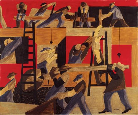 The Builders By Jacob Lawrence White House Historical Association