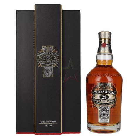 Chivas Regal 25 Years Old Original Legend Blended Scotch Whisky Spi