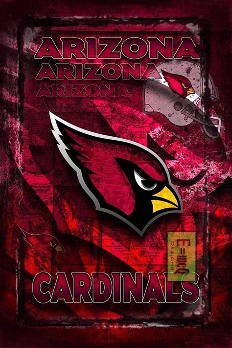 Arizona Cardinals Football Poster Arizona Cardinals T Arizona