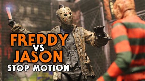 Freddy Vs Jason Stop Motion Short Youtube