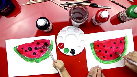 Maybe you would like to learn more about one of these? How To Paint A Watermelon - Art For Kids Hub