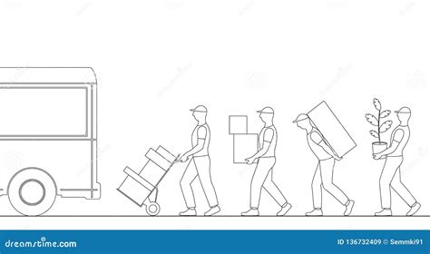 Male Carrying Stock Illustrations 9801 Male Carrying Stock