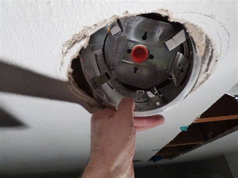 Mark the area of the ceiling you want to fix. Easy Fix For Ceiling Hole Too Big For Recessed Light