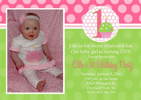 BLOOM...with the Jasperson's: Ella's 1st Birthday Invitation