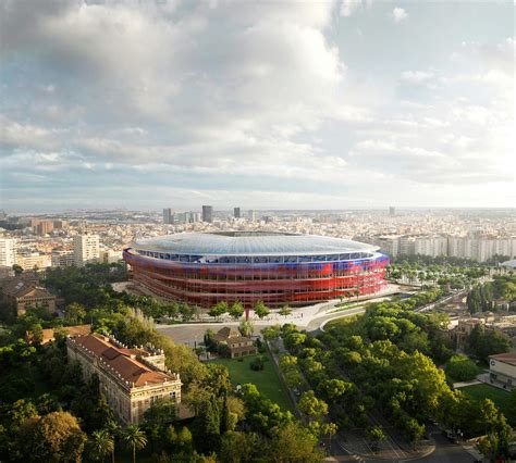 Nou Camp Nou Stadium Josep Garcia Villanueva Archinect