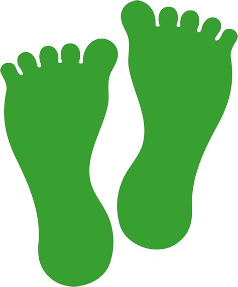 Litemark 651 Durable Barefoot Footprint Stickers 9 Inch