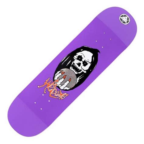 Welcome Skateboards Clairvoyant On Evil Twin Purple Skateboard Deck 8