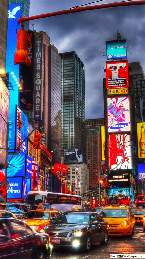 37 New York Times Square Iphone Wallpaper Foto Populer Postsid