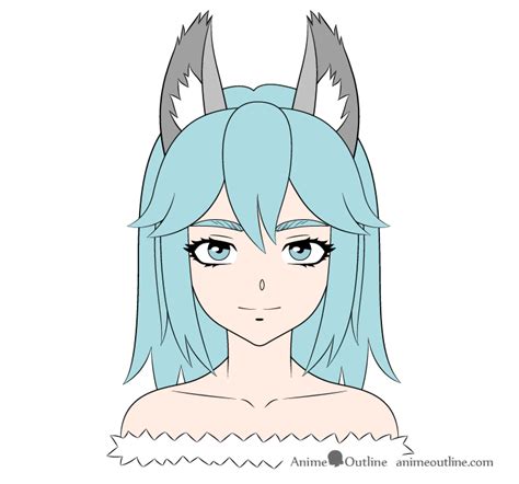 How To Draw Anime Hair With Wolf Ears However If You Break It Down Into Its Basic Components