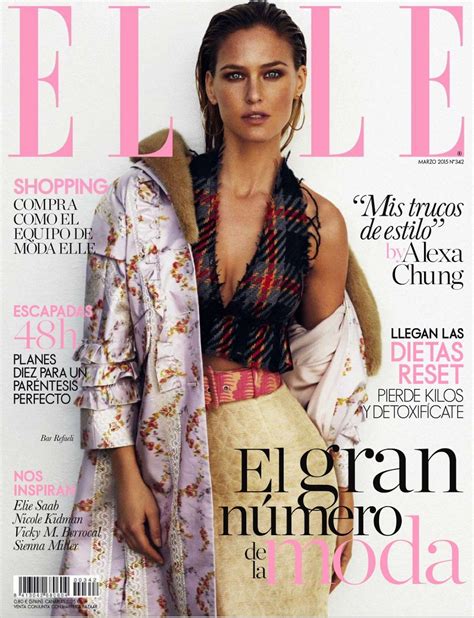 Bar Refaeli Elle Magazine Spain March 2015 Issue Celebmafia