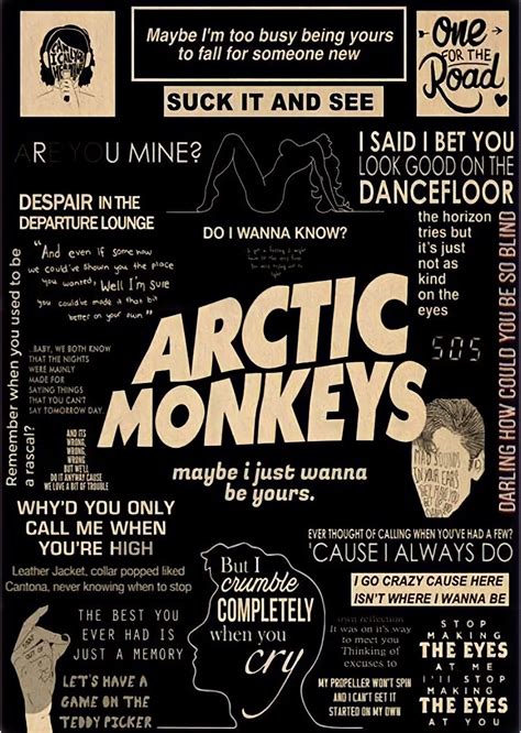 Artic Monkeys Trilogy 3 X Classic A3 Posters Etsy Uk Arctic Monkeys