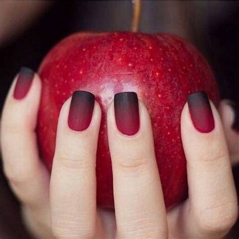 45+ Stylish Red and Black Nail Designs 2017