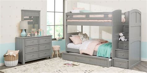 Cottage Colors Gray Twintwin Step Bunk Rooms To Go In 2020 Loft