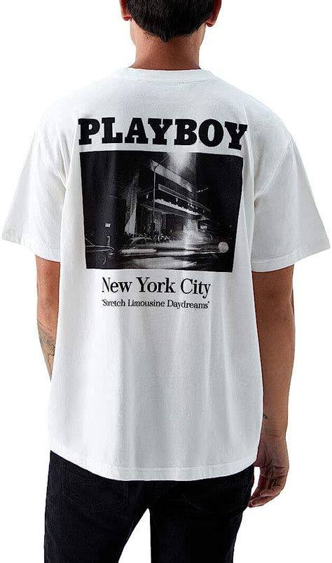 Playboy Mens By Pacsun Daydreams T Shirt Ivory Size Xl