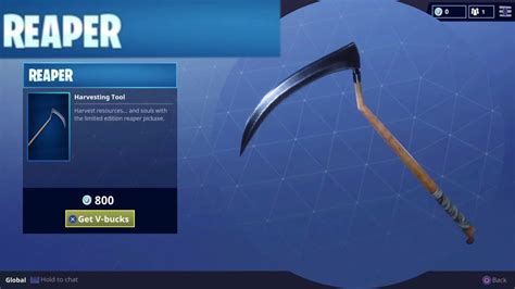 Reaper Pickaxe Return Release Date In Fortnite Item Shop Reaper