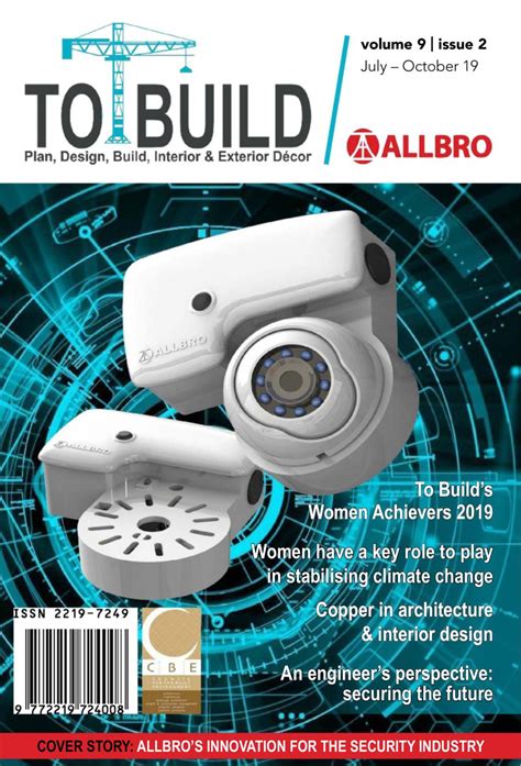 To Build Volume 9 Issue 2 July To October 2019 Magazine