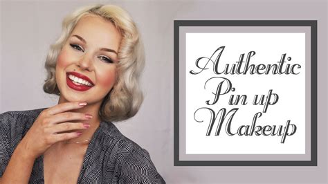 Authentic Pin Up Makeup Based On Paintings Youtube