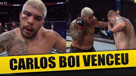 Carlos Boi Venceu Jake Collier Por DecisÃo Vendramini Foi Derrotado Por Ziam Resultados Ufc