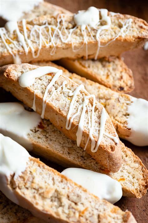 These cranberry orange biscotti will keep fresh for up to 2 weeks when stored in an airtight bake a batch of these cranberry orange biscotti for your holiday cookie platter and let me know what you. White Chocolate Apricot Walnut Biscotti | Two Cups Flour