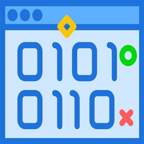 Browser Binary Code Vector Svg Icon Svg Repo