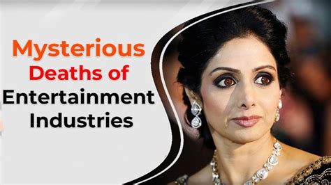 Top 5 Indian Celebrities Deaths That Remain Unsolved In India Sridevi Divya Bharti