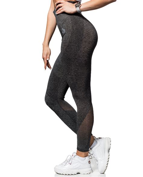 Seamless Tights Charcoal Ryderwear 5654 Tights And Leggings