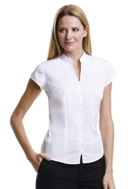 kustom kit ladies mandarin collar blouse kk727 collar shirts women mandarin collar shirt