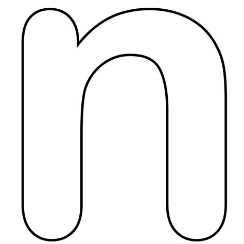 Free Letter N Clipart Black And White, Download Free Letter N Clipart