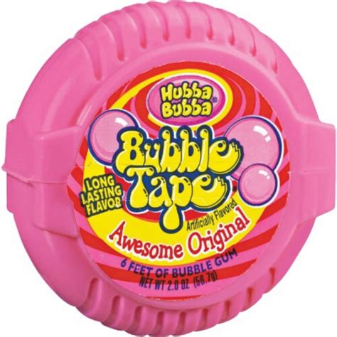 Hubba Bubba Original Bubble 2 Oz Chewing Gum Tape 122535 Pack Of 6
