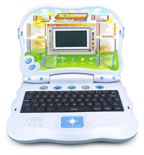 2 In 1 Bilingual Study Machine Educational Toy Laptop For Children