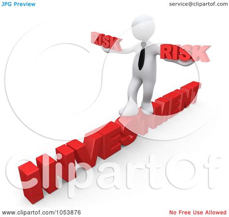 Royalty-Free 3d Clip Art Illustration of a 3d White Businessman Taking