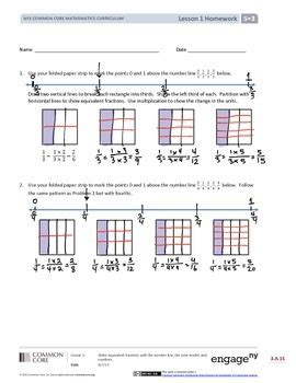 Circle the matching sections and underline the places where there are differences. EngageNY (Eureka Math) Grade 5 Module 3 Answer Key by MathVillage