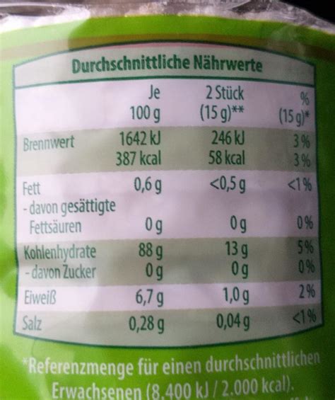 Reiswaffeln mit Meersalz GutBio