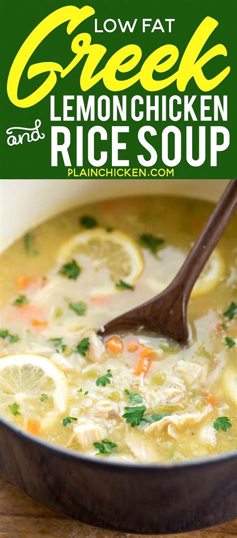 I gave away my rice cooker after i had so much success making rice in the instant from proper food storage to multitasking with your multicooker, discover how perfectly healthy white basmati rice. Low Fat Greek Lemon Chicken & Rice Soup | Plain Chicken®