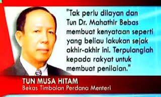 Showing all works by author. Tun Musa Hitam Akan Di Tuduh Homoseks Jika Lawan Mahathir ...