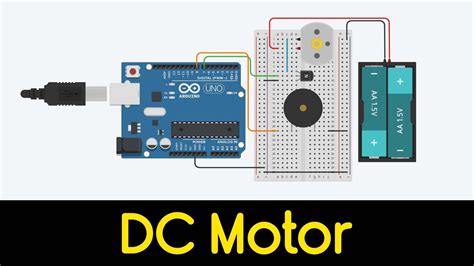 Dc Motor With Arduino In Tinkercad Youtube