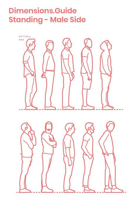 Stehende männliche Seite - # | Idées esquisses, Illustrations de