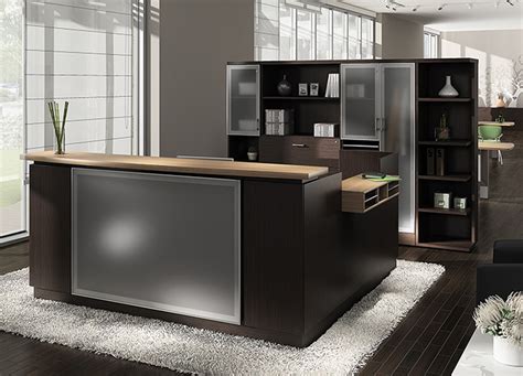 Global Office Furniture Modern Reception Desk