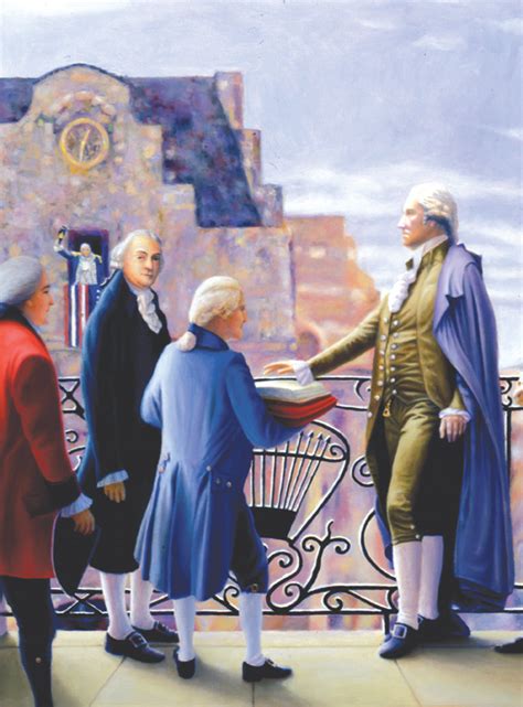 Washington Took His Oath Of Office On A Masonic Bible By