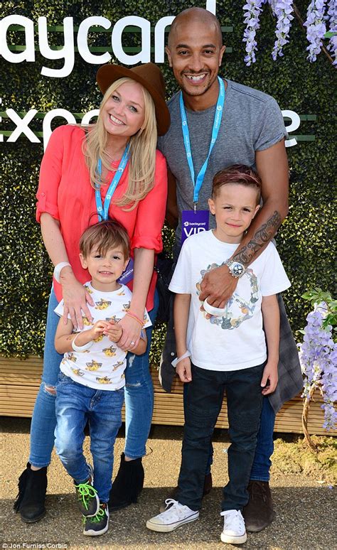 emma bunton with jade jones and sons beau and tate at british summertime festival daily mail