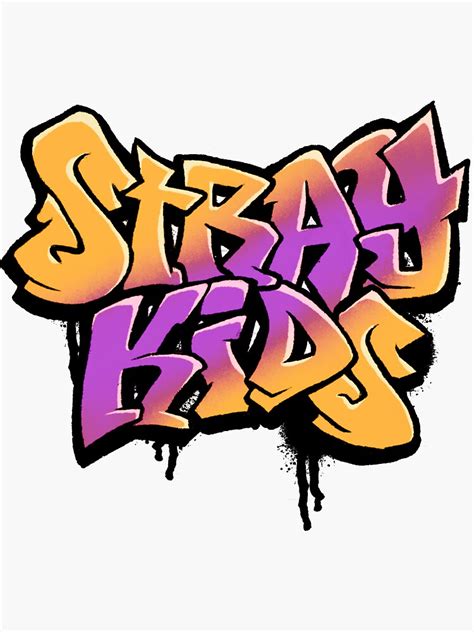 Stray Kids Graffiti Sticker For Sale By Voslen Redbubble