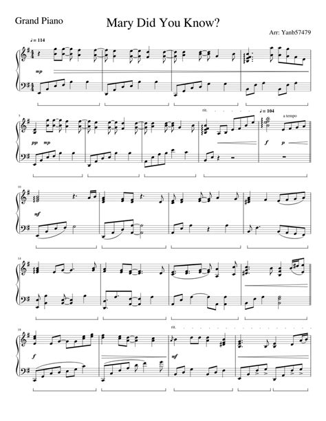 Mark lowry | digital very easy piano sheet music. Mary Did You Know? Sheet music for Piano | Download free in PDF or MIDI | Musescore.com