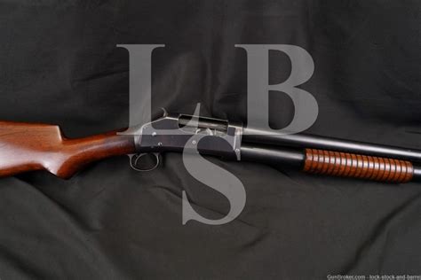 Winchester Model 1897 Riot 12 Ga Cyl 20″ Slam Fire Pump Shotgun Ca 1914