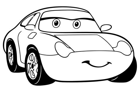 Kleurplaat Cars (Pixar) 2437