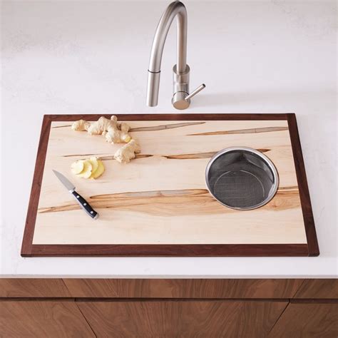 Over The Sink Cutting Board Handmade Cutting Board With Etsy Canada