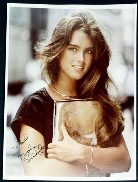 Brooke Shields Autograph Signed Photo 1980s Pgx1 2059987680